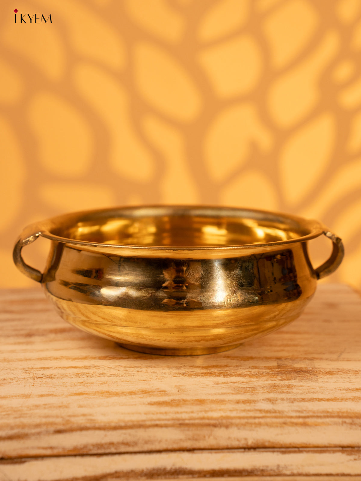 Brass Urli - 8 Inch - Plain - KK26131
