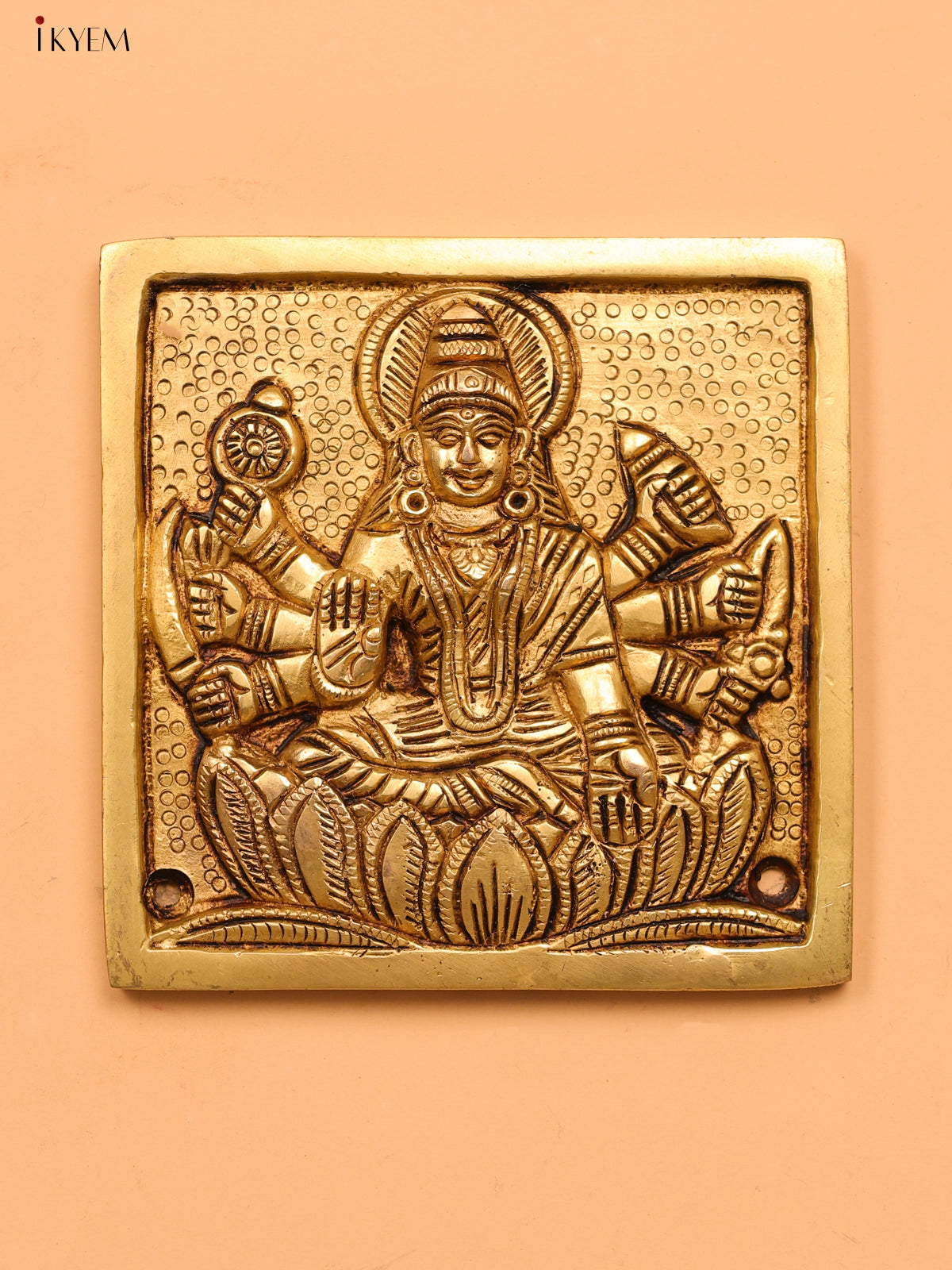 Brass Ashtalakshmi Wall Hanging (set of 8)- 4 inch - KK26167