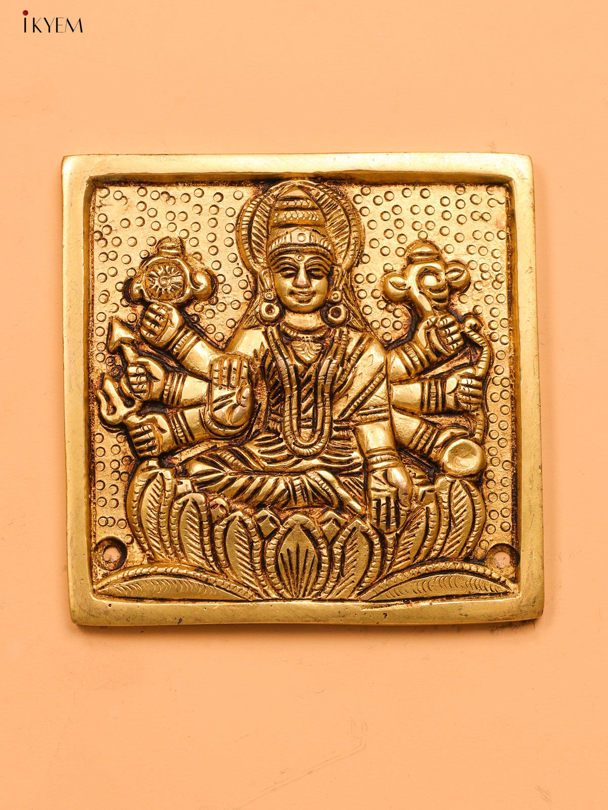 Brass Ashtalakshmi Wall Hanging (set of 8)- 4 inch - KK26167