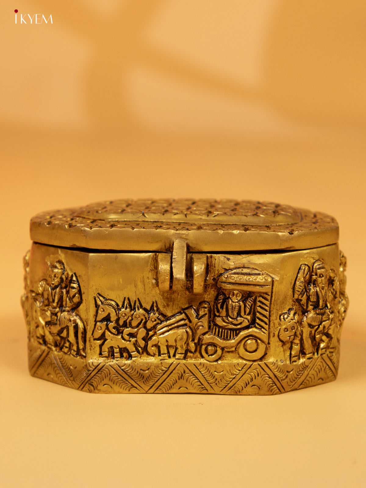 Brass Navagraha Box- KK26211