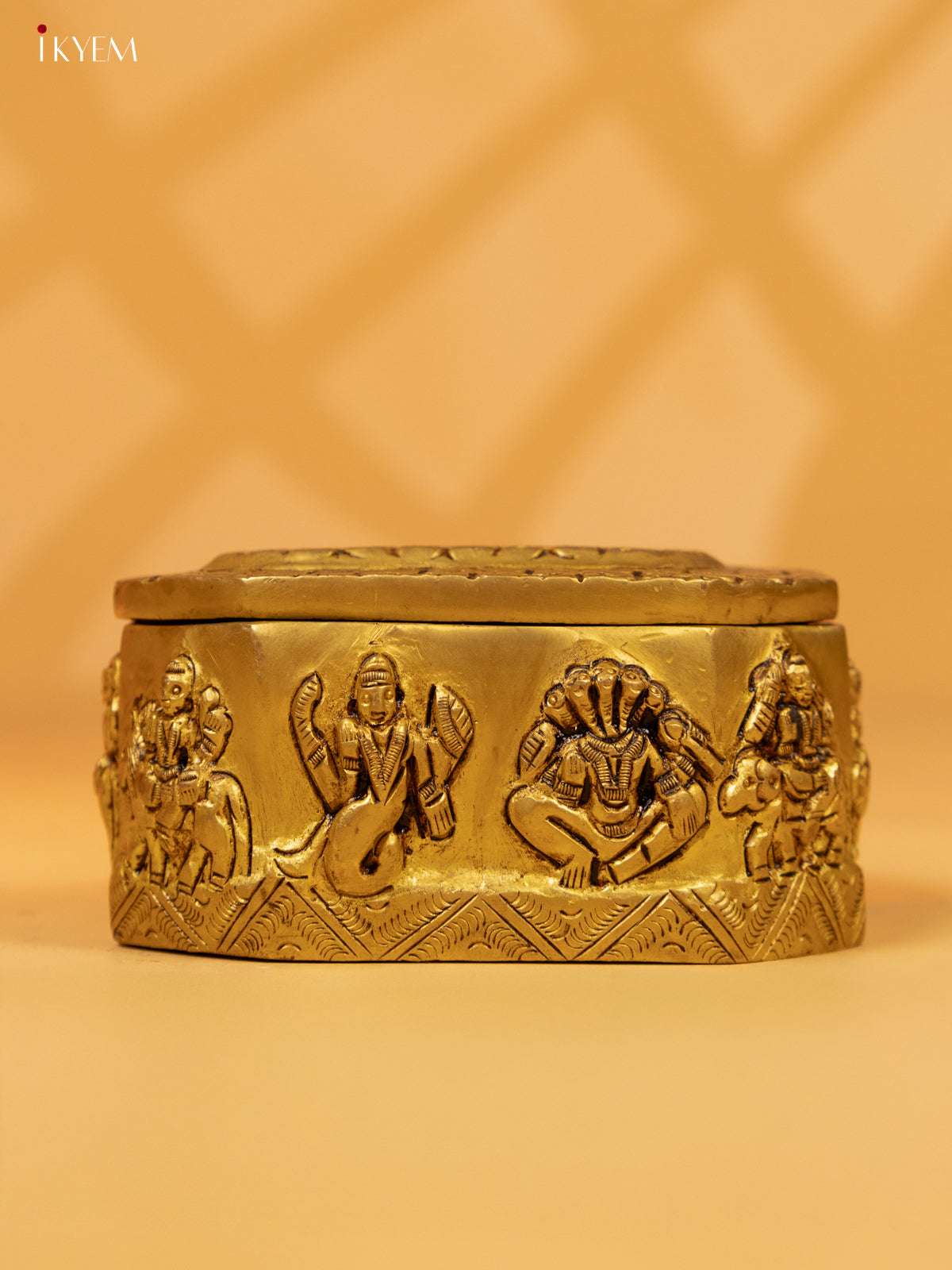 Brass Navagraha Box- KK26211