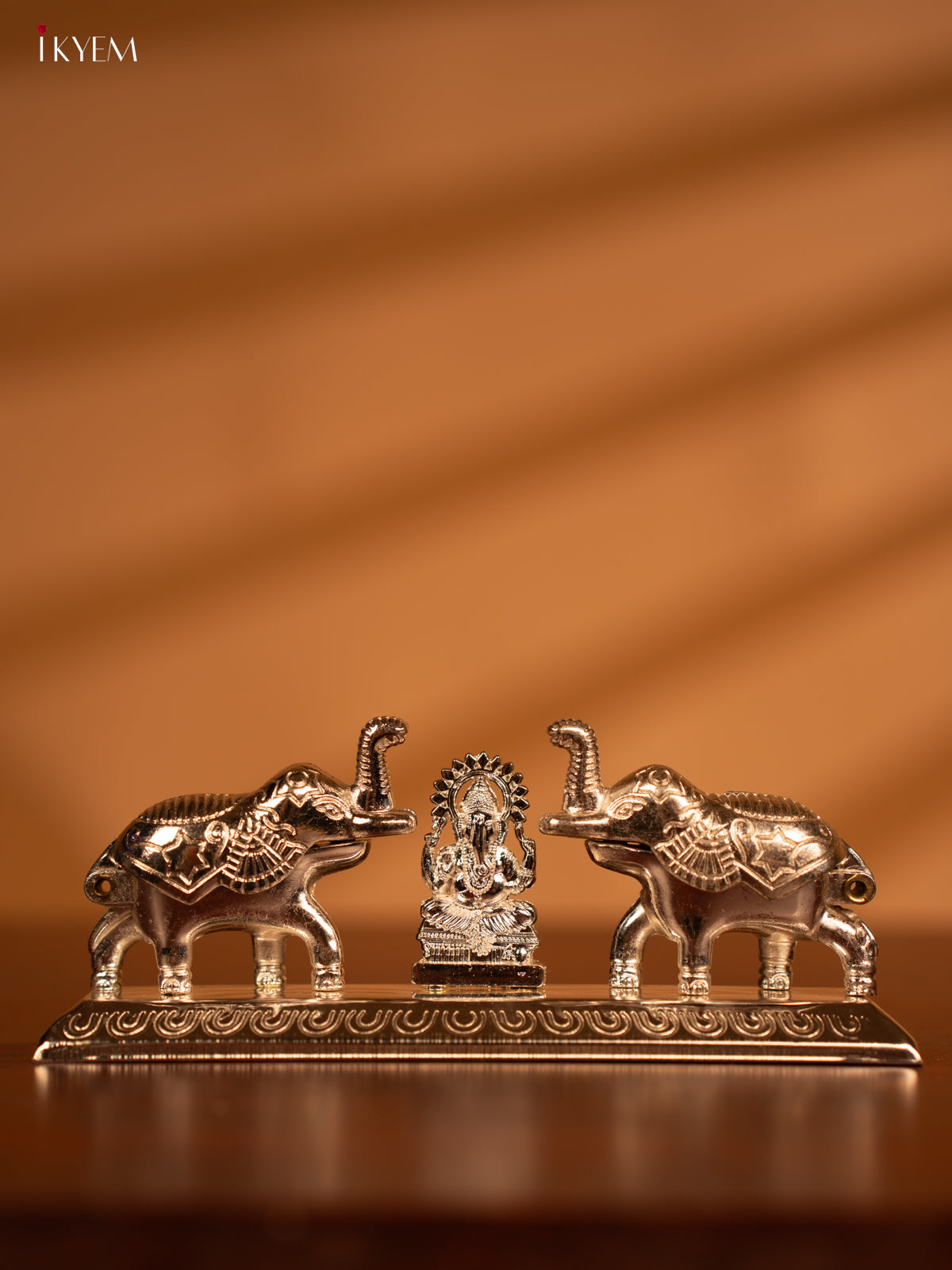 Elephant Kumkum Holder with Ganesha - KL13121