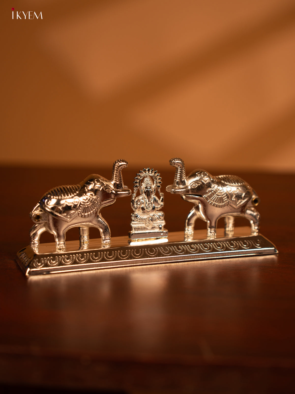 Elephant Kumkum Holder with Ganesha - KL13121