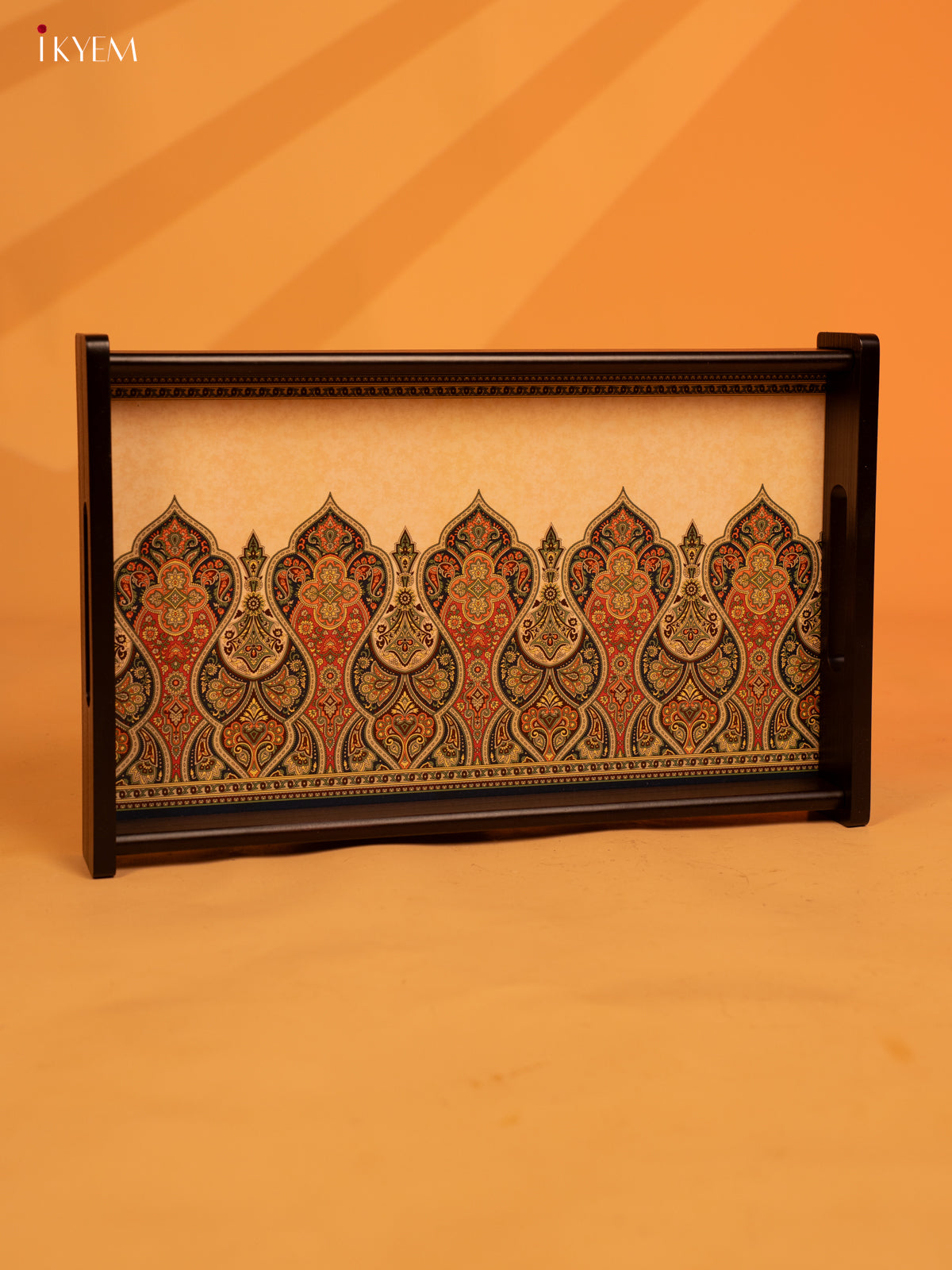 Ornate Paisley Wooden - Tray Medium (16×10) Inch- KL18116