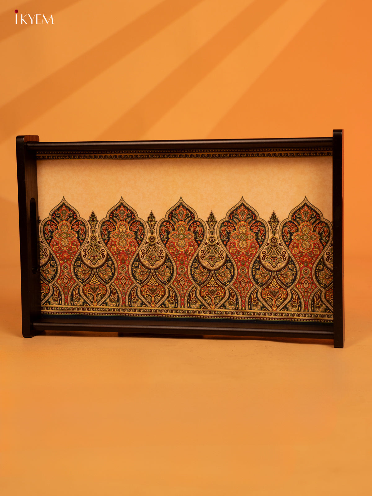 Ornate Paisley Wooden - Tray Medium (16×10) Inch- KL18116