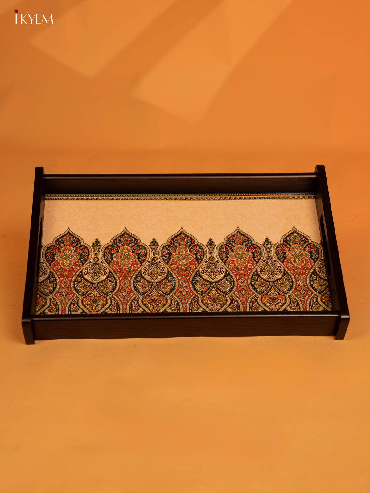Ornate Paisley Wooden - Tray Medium (16×10) Inch- KL18116