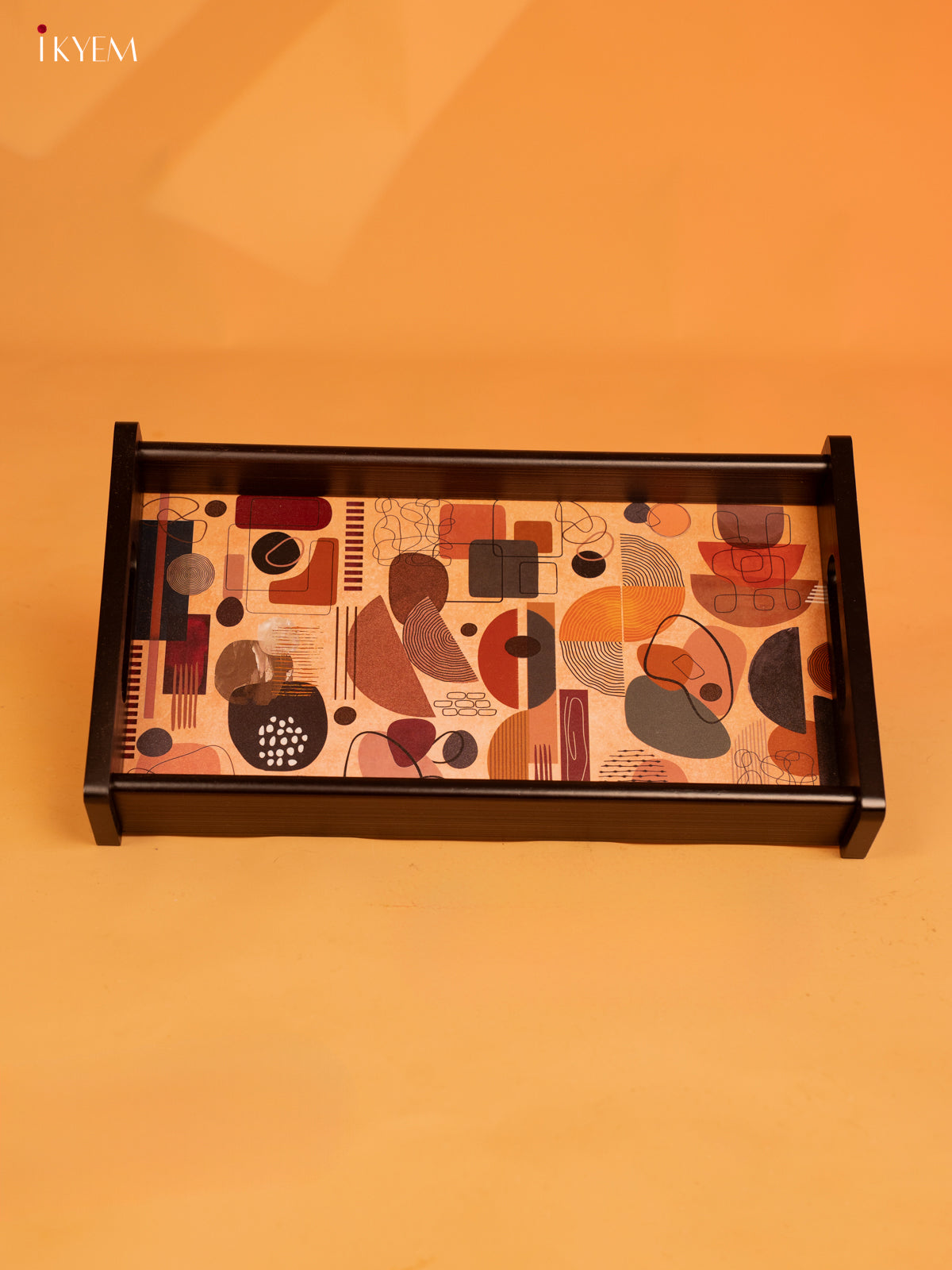 Abstract Art Wooden-Tray small (14×8) Inch - KL18119