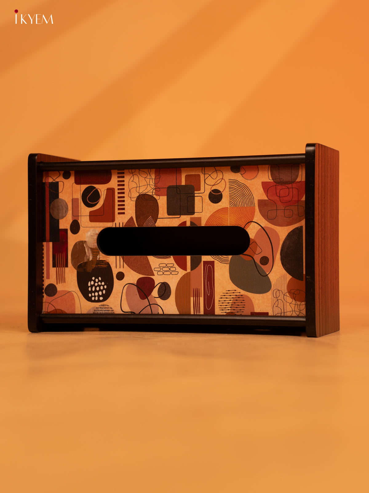 Abstract Art Wooden - Tissue Holder (9×5) Inch - KL18121