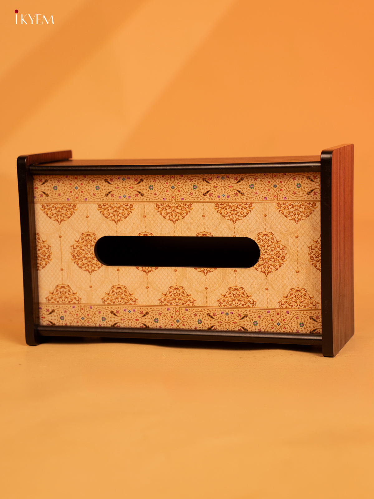 Mughal Aiden Wooden - Tissue Holder (9×5.5) Inch - KL18137