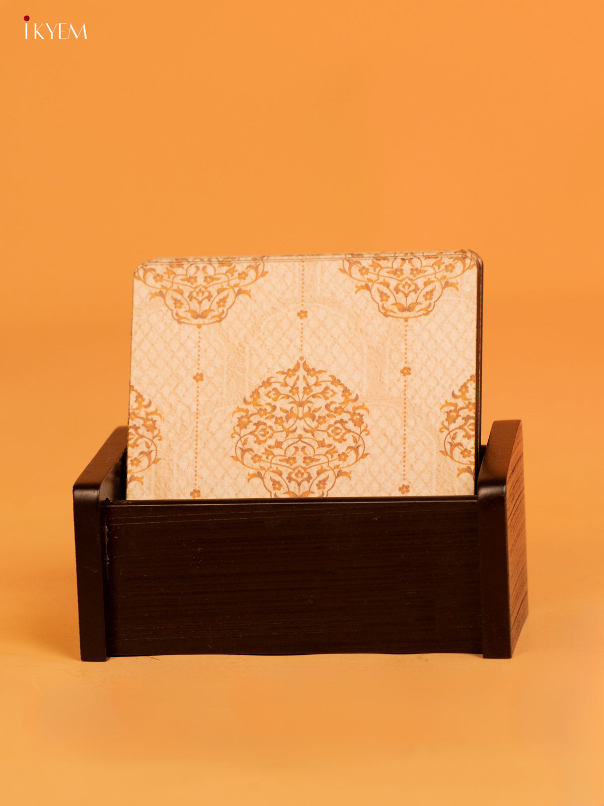 Mughal Aiden Wooden- Coaster set of 6 - KL18138