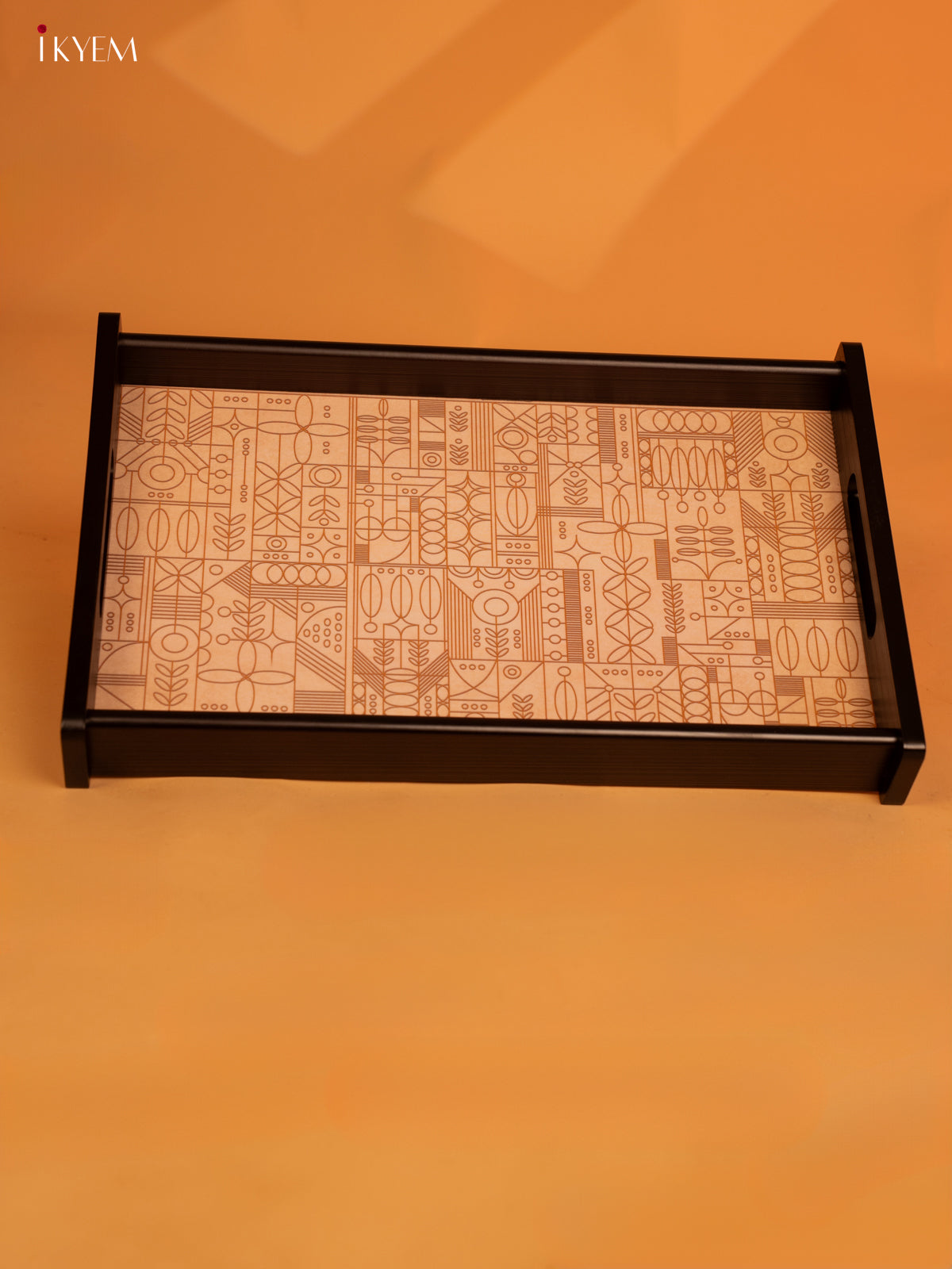 Line Art Wooden -Tray small (14×8) Inch- KL18139