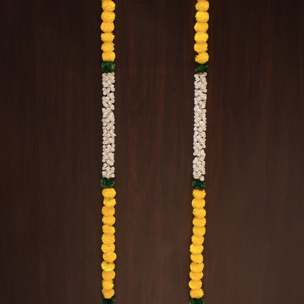 Artificial Flower Thoran - Yellow & White - 72 Inch - KL31129 – Ikyem