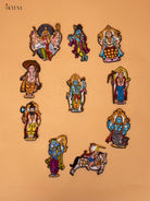 Lord Vishnu's Dasavatharam Printed ACRYLIC