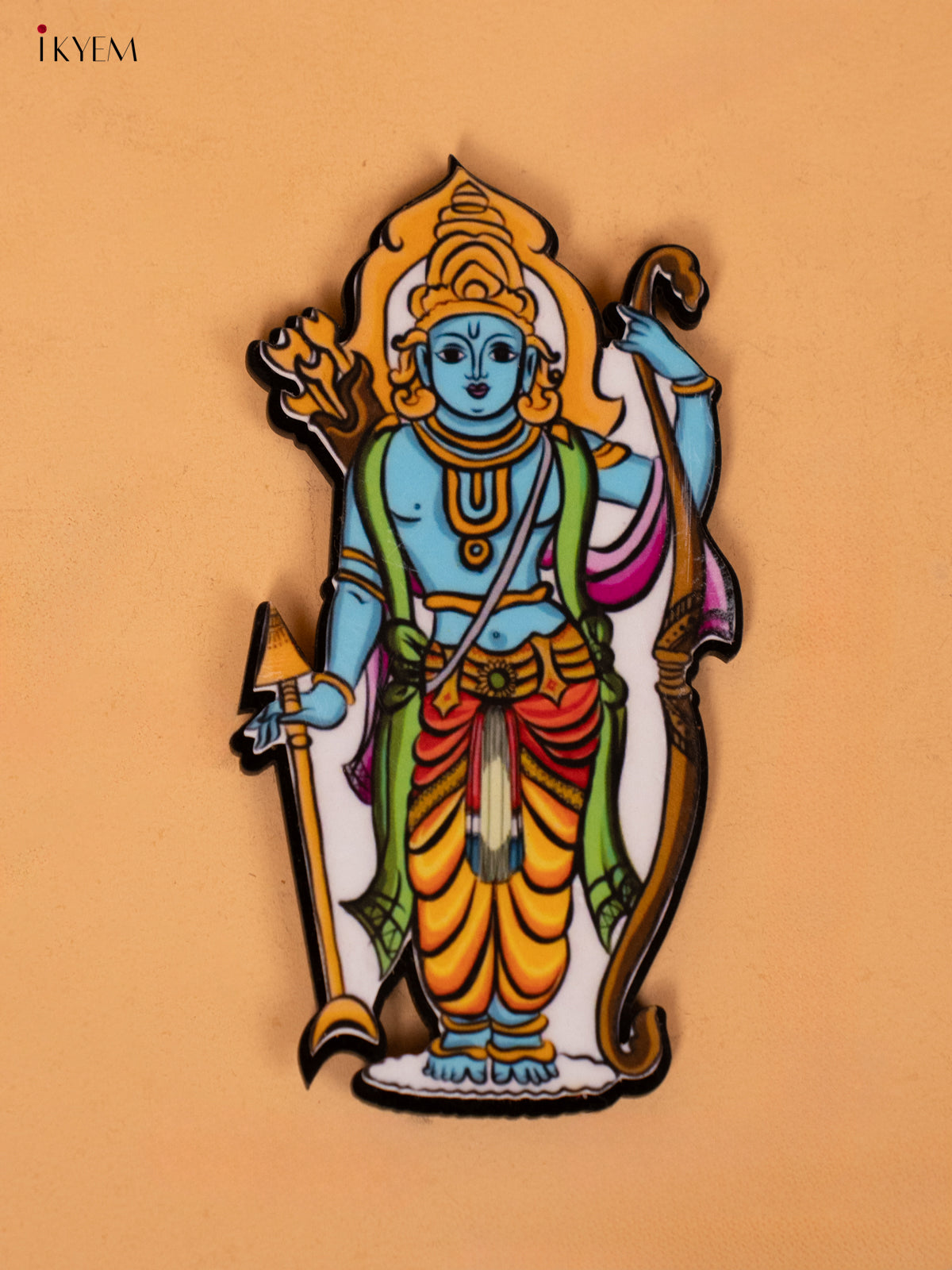 Lord Vishnu's Dasavatharam Printed Fridge Magnet -6