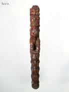 Magnificent Hand Carved Horse & Rider Wooden Wall Bracket Set 2