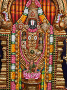 Magnificent Lord Tirupati Balaji Thanjavur Painting 1