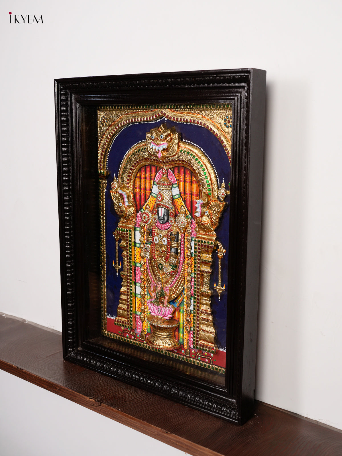 Magnificent Lord Tirupati Balaji Thanjavur Painting 2