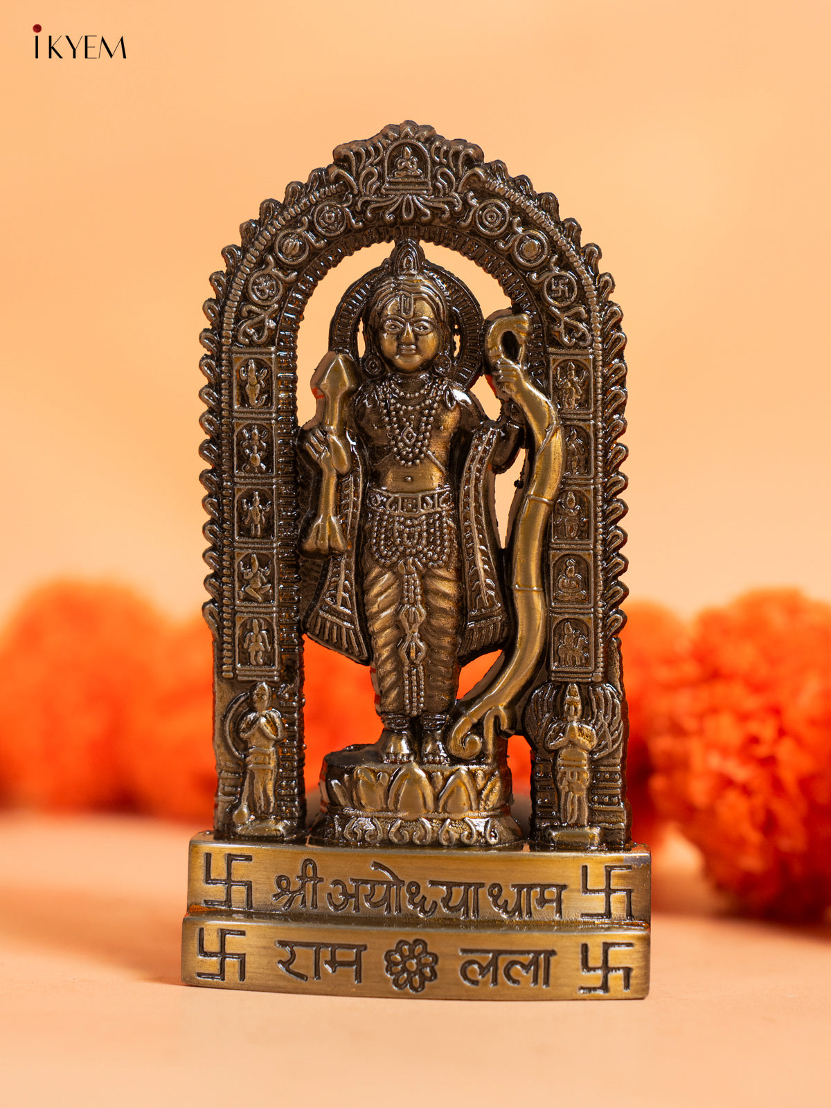 Magnificent Metal Statue Of Lord Shri Ram 