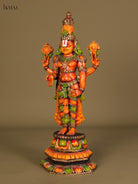 Majestic Wooden Hand Carved Lord Balaji Statue 3