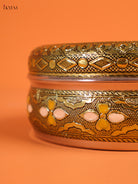 Meenakari Kitchen Storage Box With Namam Design Lid 2