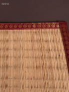 Natural Korai Grass Table Mat With Zari Border 1