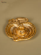 Om Shaped Metal Agarbatti Stand 
