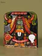 Ornate Hand Painted Tirupathi Balaji Wall Hanging 2
