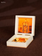 Paduka Box With Lord Tirupati Balaji Picture & Footprints