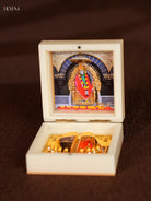 Paduka Box With Sai Baba Picture & Footprints