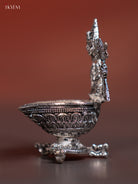 Premium German Silver Tirupati Balaji & Lakshmi Diya 1