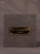 Regal Dark Color Paduka Box With Lord Venkateshwara Picture & Footprints 3