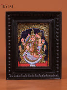 Sacred Goddess Saraswati Thanjavur Painting 
