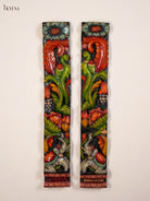 Set of 2 Exquisite Handcrafted Parrot & Elephant Vertical Wooden Wall Panels