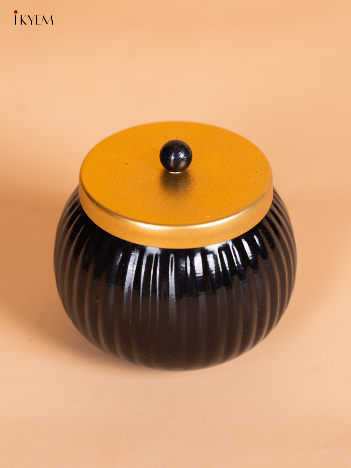 Stunning 3.5 Inch Metal Storage Box In Black