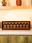 Stunning Ashtalakshmi Mysore Rosewood Inlay 3D Panel