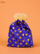 Stunning Brass Diya Festive Combo In A Potli Bag 2