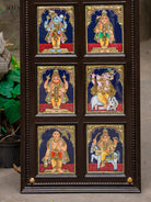 Stunning Dasavatharam Handmade Tanjore Painting 1