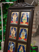 Stunning Dasavatharam Handmade Tanjore Painting 4