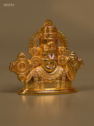 Stunning Gold Plated Lord Tirupati Balaji 1