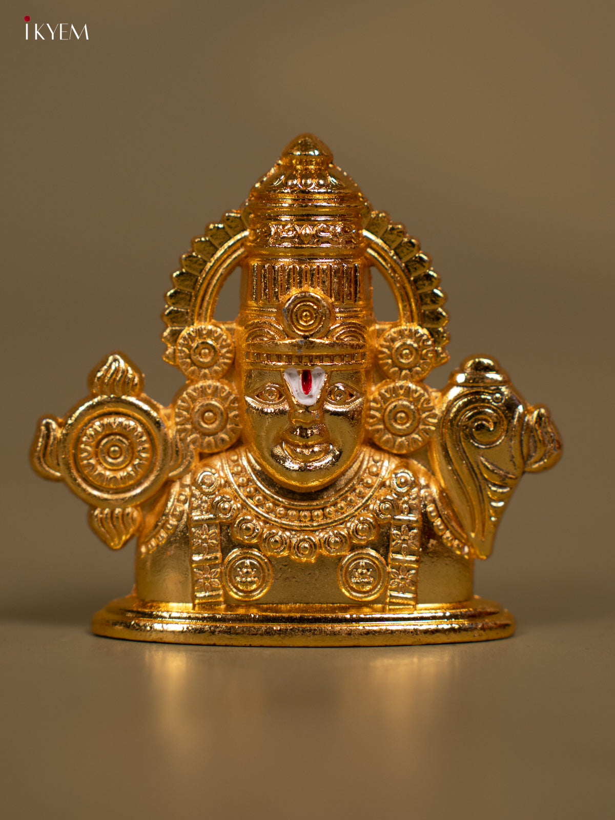 Stunning Gold Plated Lord Tirupati Balaji 2