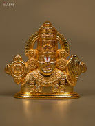 Stunning Gold Plated Lord Tirupati Balaji 2