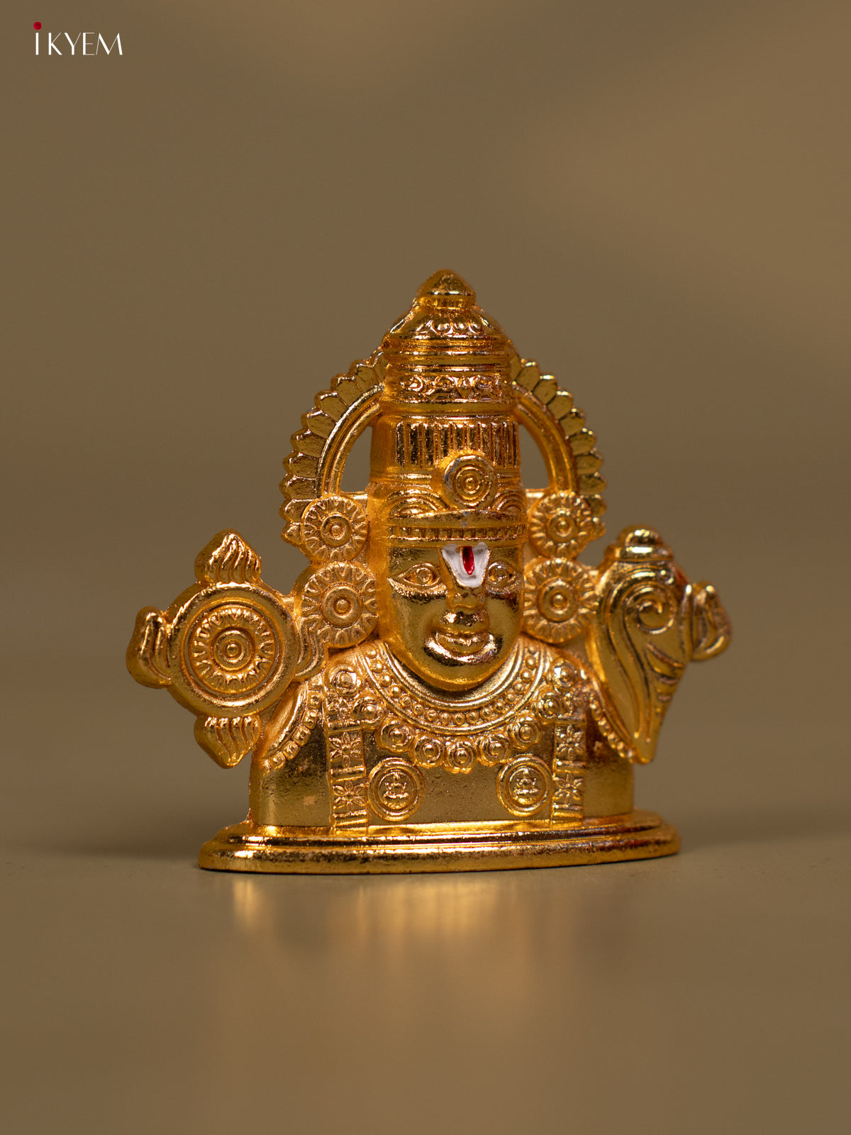 Stunning Gold Plated Lord Tirupati Balaji 3