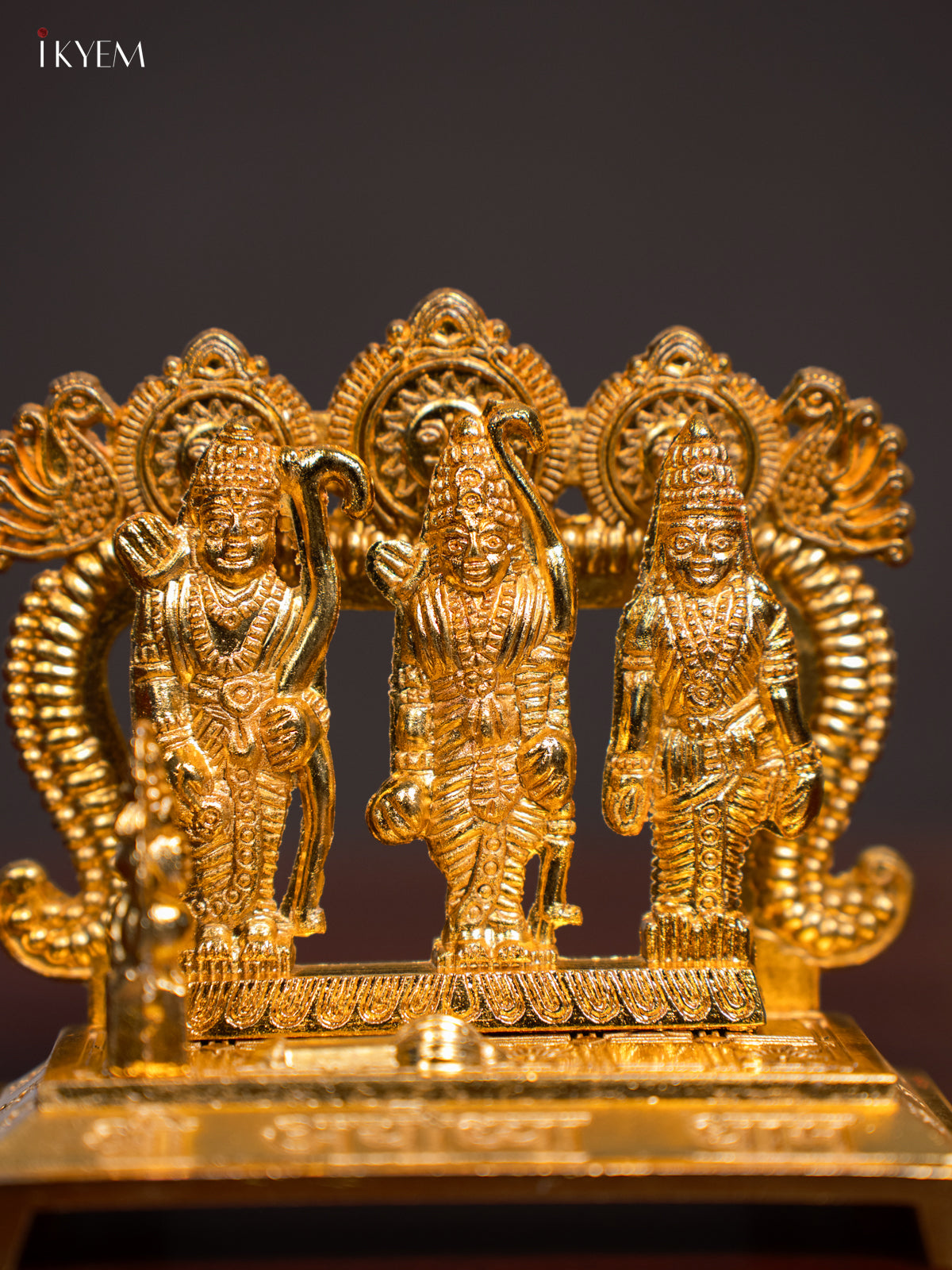 Stunning Gold Plated Ram Dharbar Idol 