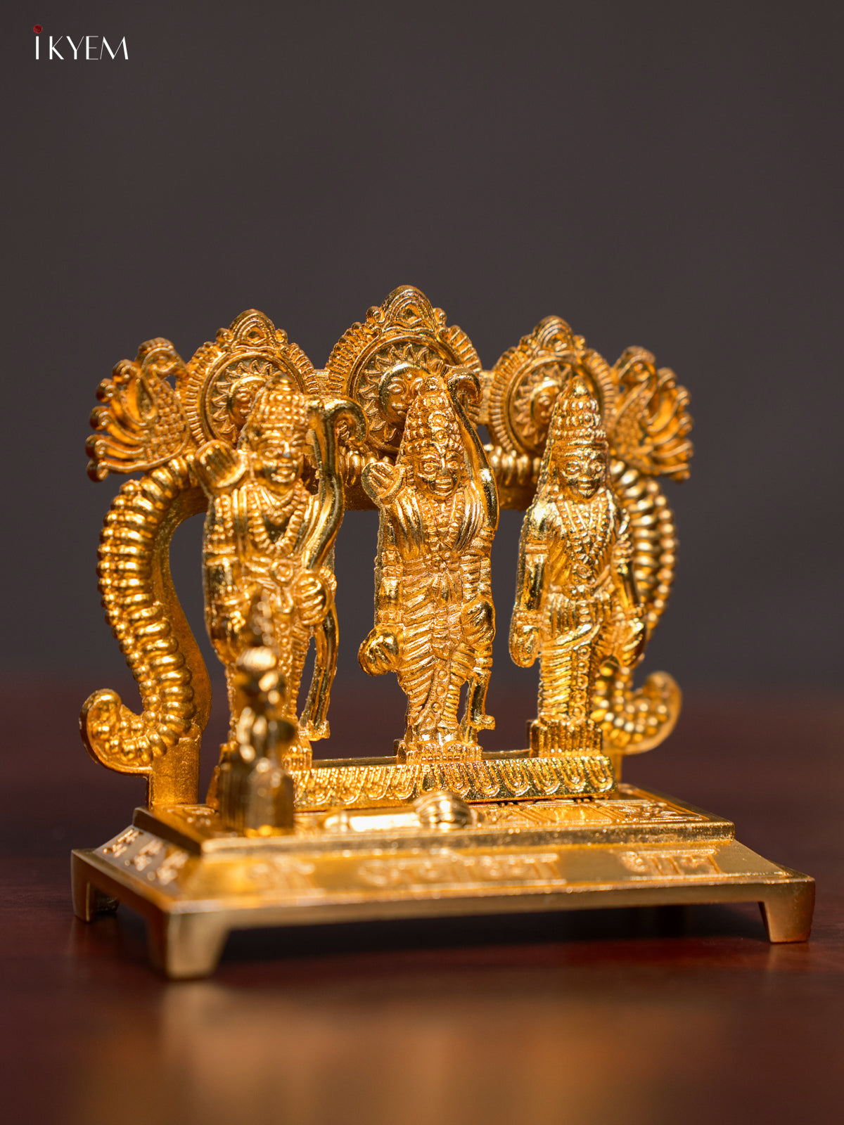 Stunning Gold Plated Ram Dharbar Idol 1