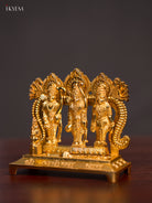 Stunning Gold Plated Ram Dharbar Idol 3