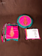 Stunning Pink & Green Kasi Yatra Set 1