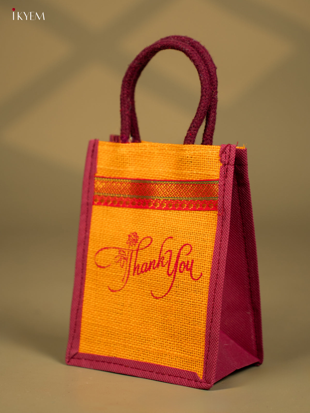 "Thank You" Printed Jute Bags