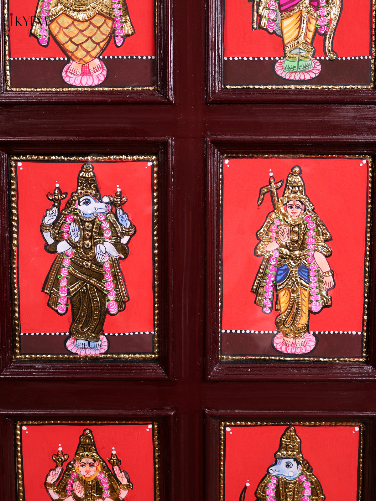 Timeless Dasavatharam Handmade Tanjore Painting 2