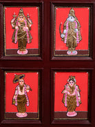 Timeless Dasavatharam Handmade Tanjore Painting 3