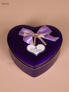 Timeless Deep Violet Heart Gift Box